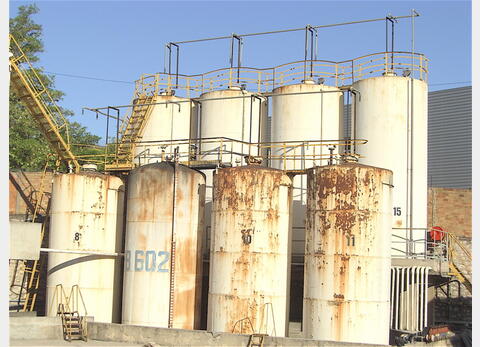 Cuve de stockage, ACIER - Cylindrique verticale