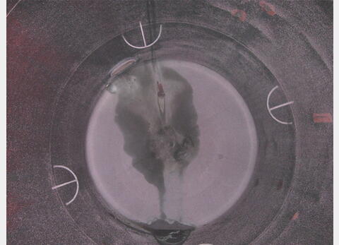 Cuve de stockage, ACIER EPOXY - Cylindrique verticale sur pied