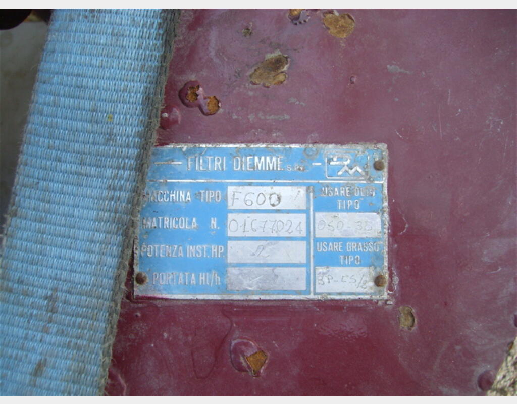 Filtre à plaque, Aluminium - DIEMME