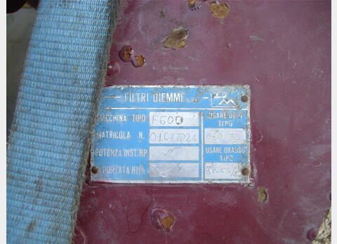 Filtre à plaque, Aluminium - DIEMME