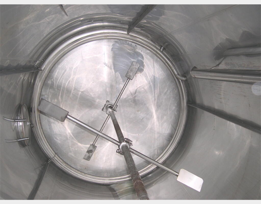 Cuve de mélange, INOX 304L - Cylindrique verticale