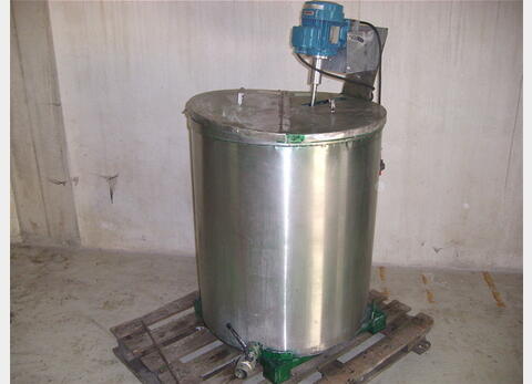 Cuve INOX de 400 L, avec disperseur pour m&eacute;lange 400 Litres Chimie