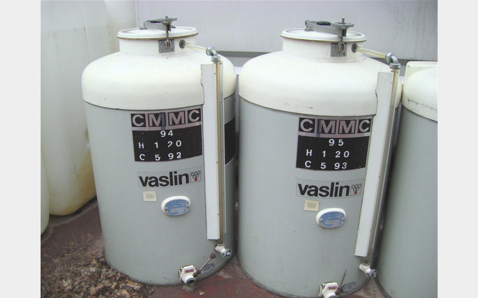 Cuve de stockage, POLYESTER - Cylindrique verticale sur pied