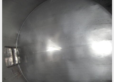 Cuve de stockage INOX 304L - Cylindrique verticale sur jupe