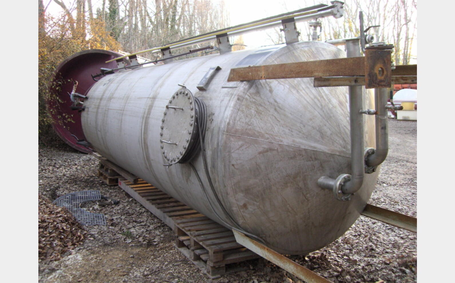 cuve stockage INOX 304L 15.000 Litres CHAUDRONNERIE LONGAT