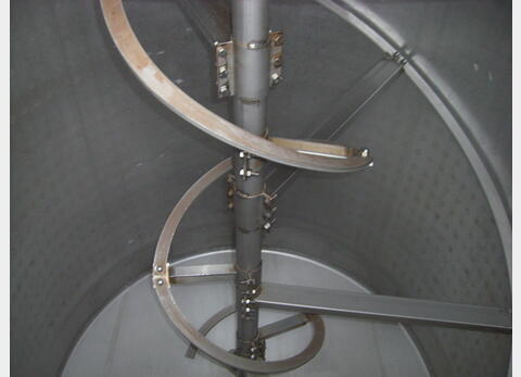 Cuve de stockage, INOX 304L - Cylindrique horizontale sur pied