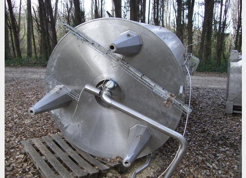 Cuve Inox304L de M&eacute;lange, occasion 6.300 Litres Agroalimentaire, PIERRE GUERIN