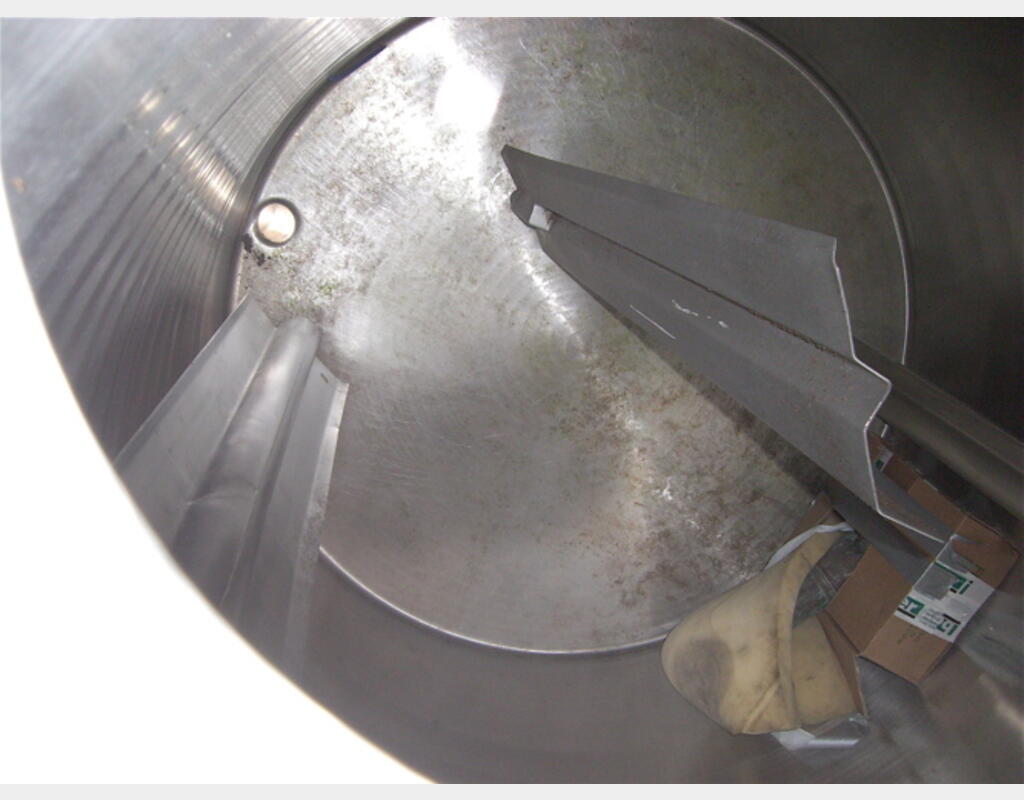 Cuve de mélange, INOX 304L - Cylindrique sur 4 pieds
