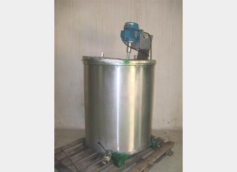 Cuve de mélange, INOX 304L - Cylindrique verticale