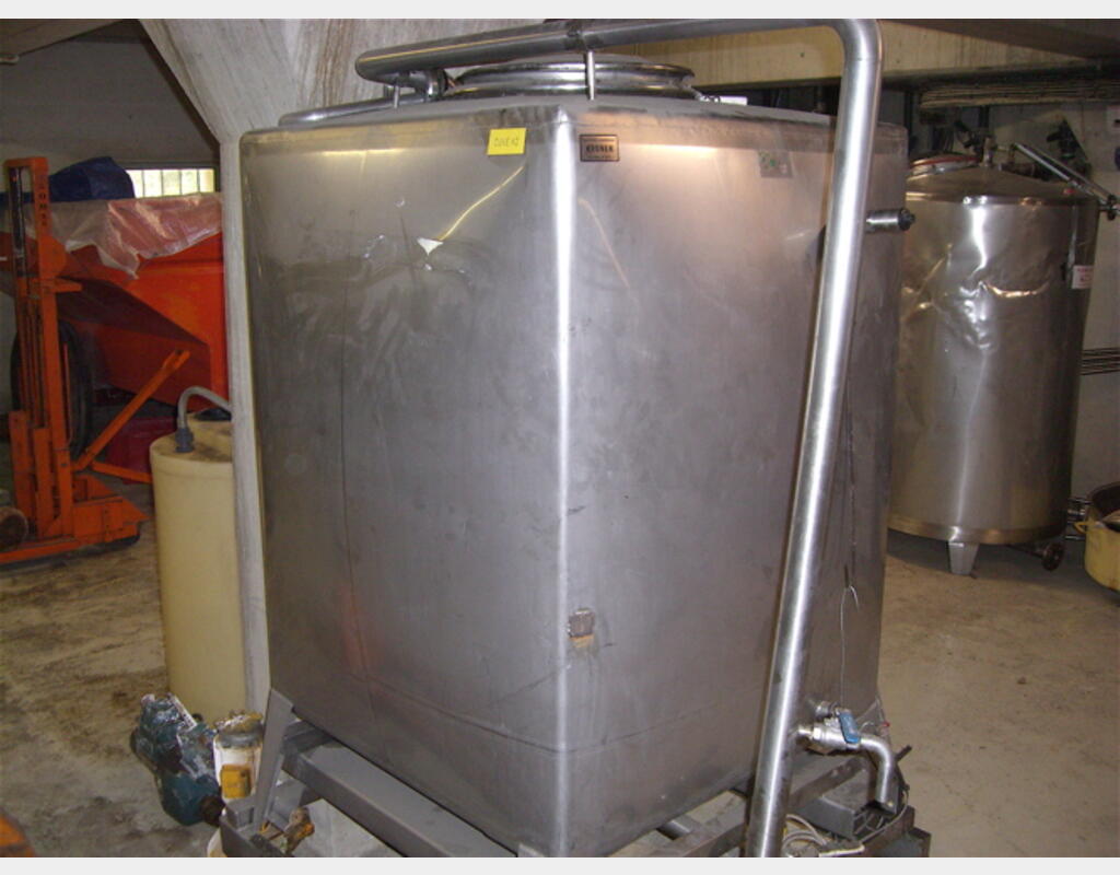 Conteneur, INOX 304 - Parallélépipédique