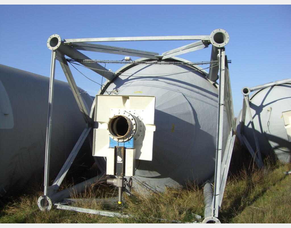 Silo, POLYESTER - Cylindrique verticale sur pied