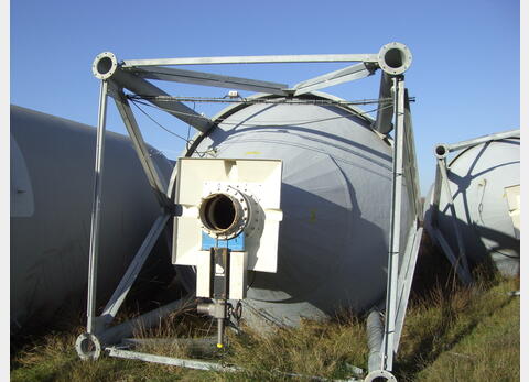 Silo, POLYESTER - Cylindrique verticale sur pied
