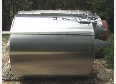 Cuve de stockage , INOX 304  - Fond conique sur pieds