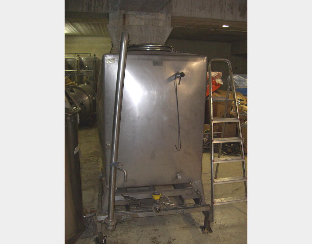 Conteneur, INOX 304 - Parallélépipédique
