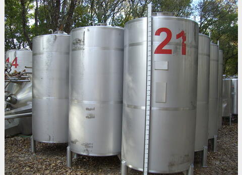 cuve m&eacute;lange INOX 304L Volume : 3300 Litres Marque : VIEIRINOX