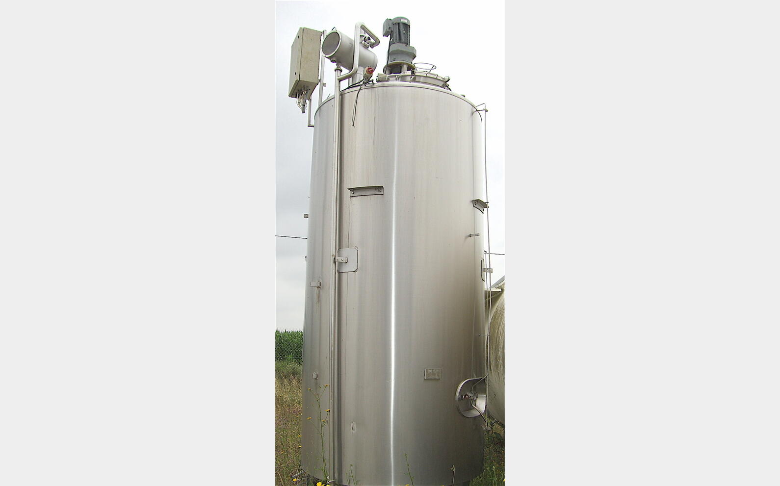 Cuve Inox304L de M&eacute;lange, occasion 6.300 Litres Agroalimentaire, PIERRE GUERIN
