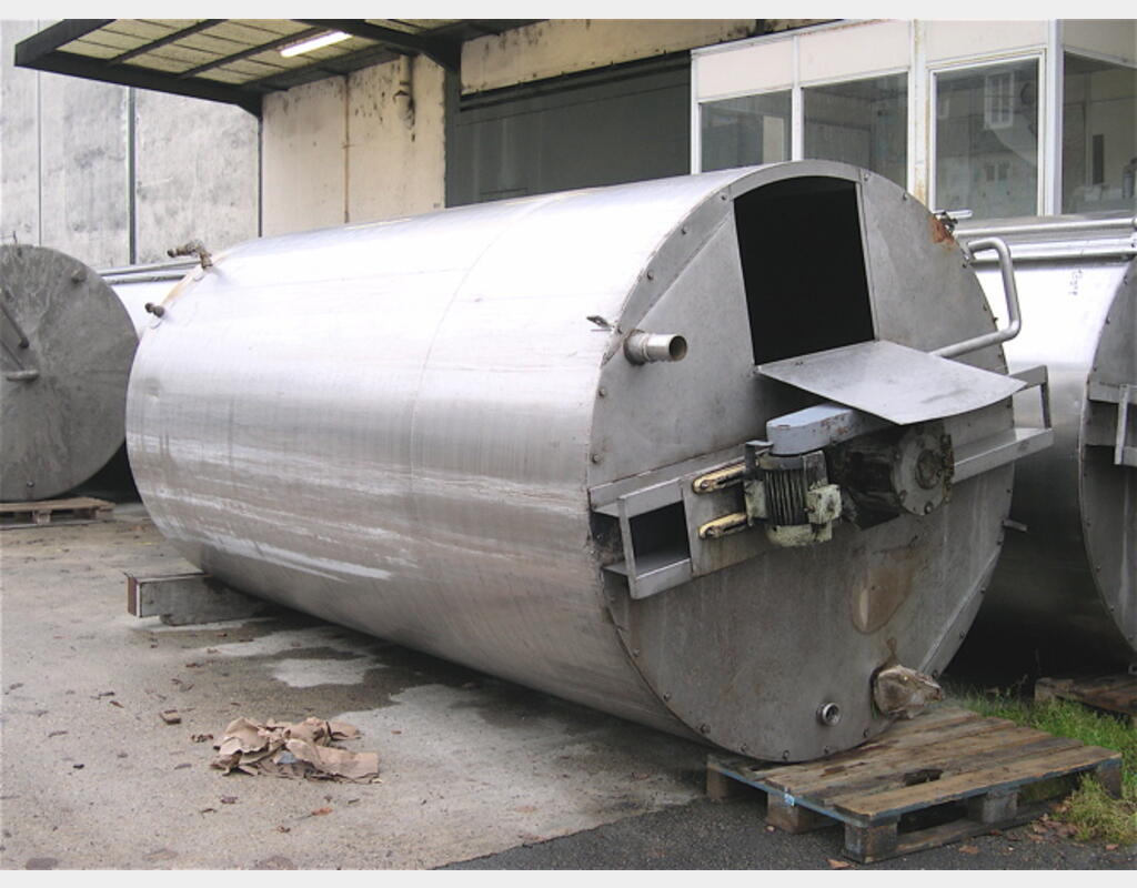 Cuve de mélange, INOX 304L - Cylindrique verticale