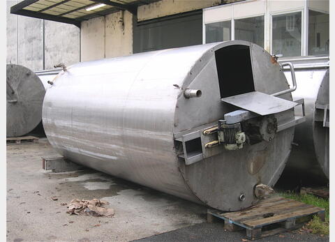 Cuve de mélange, INOX 304L - Cylindrique verticale