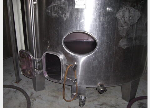 Cuve de stockage , INOX 304 L - Fond conique sur pieds