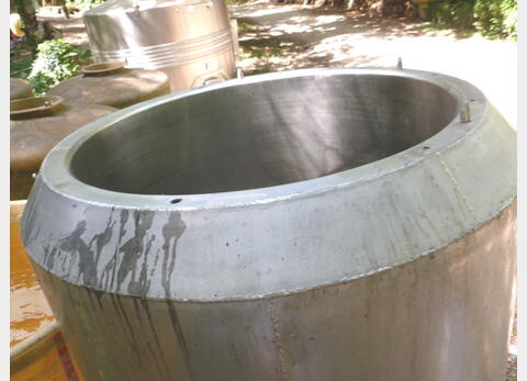 Cuve de stockage, INOX 304L - Cylindrique verticale sur pied