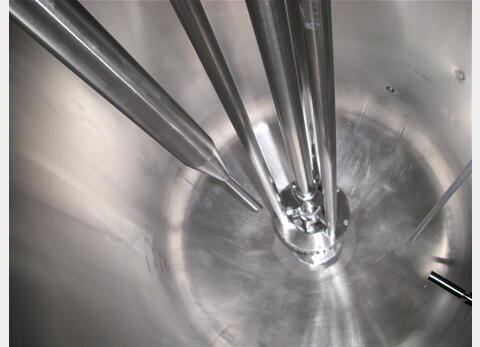 Cuve de mélange, INOX 316L - Cylindrique verticale sur pieds