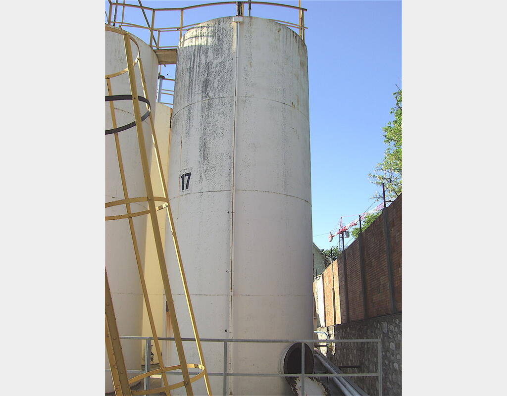 Cuve de stockage, ACIER - Cylindrique verticale