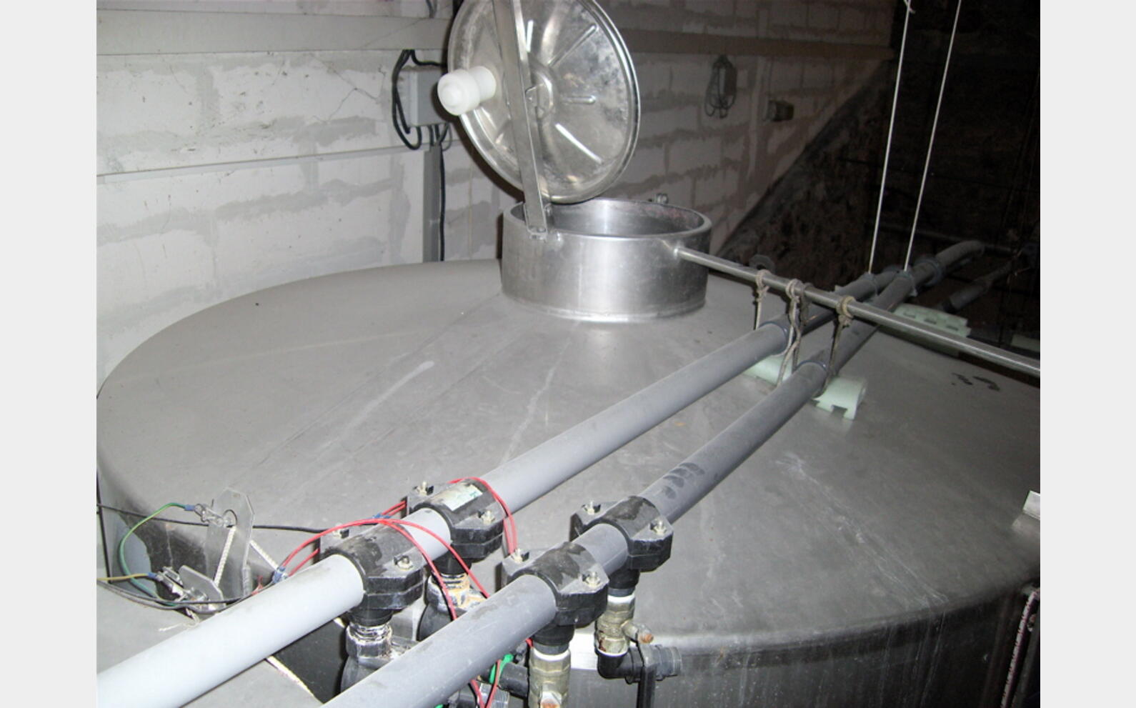Cuve Inox 304 de vinification, occasion 12.700 Litres Agroalimentaire , SOLME