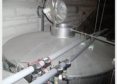 Cuve Inox 304 de vinification, occasion 12.700 Litres Agroalimentaire , SOLME