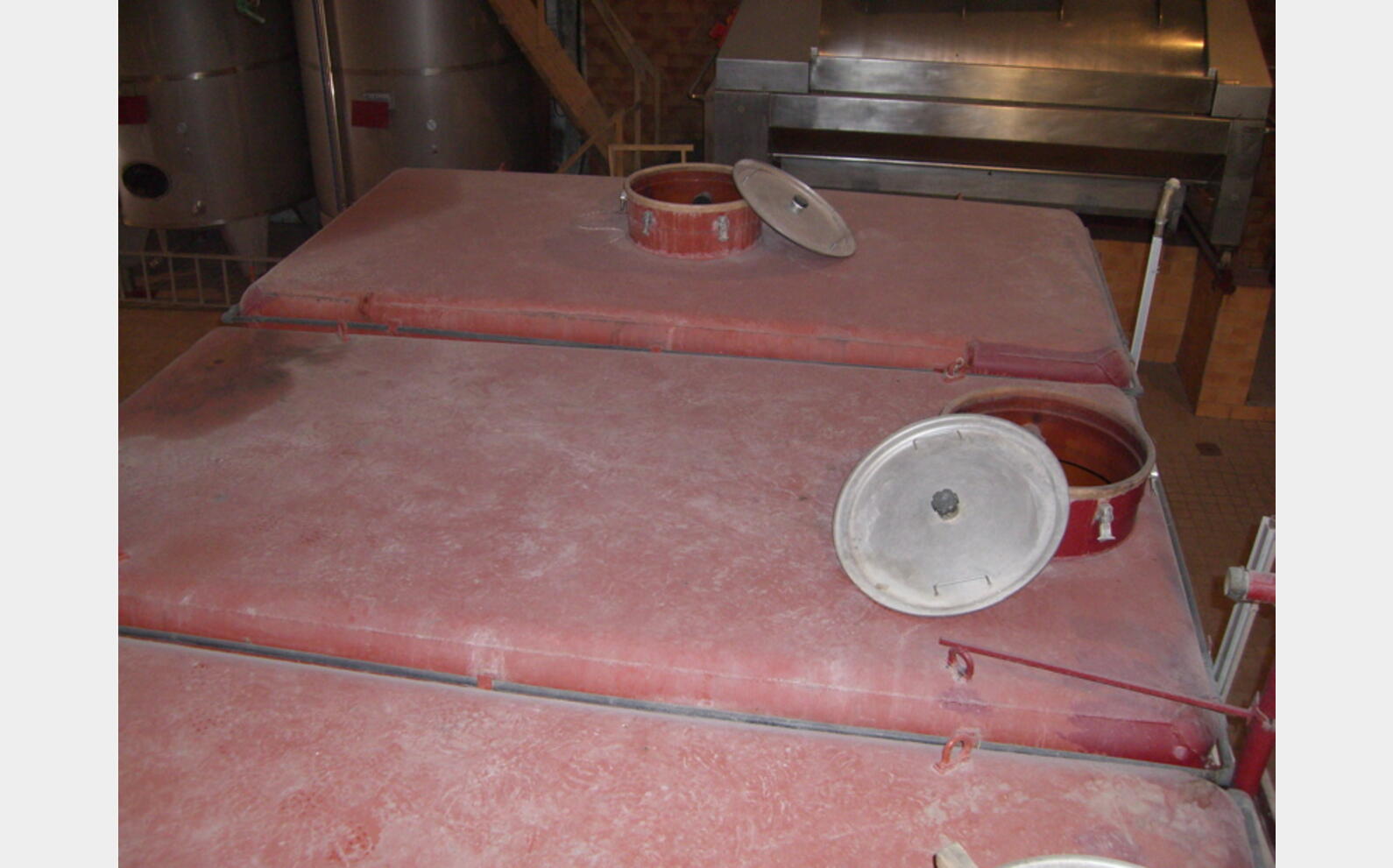 cuve vinification ACIER EPOXY 9.600 Litres Agroalimentaire .