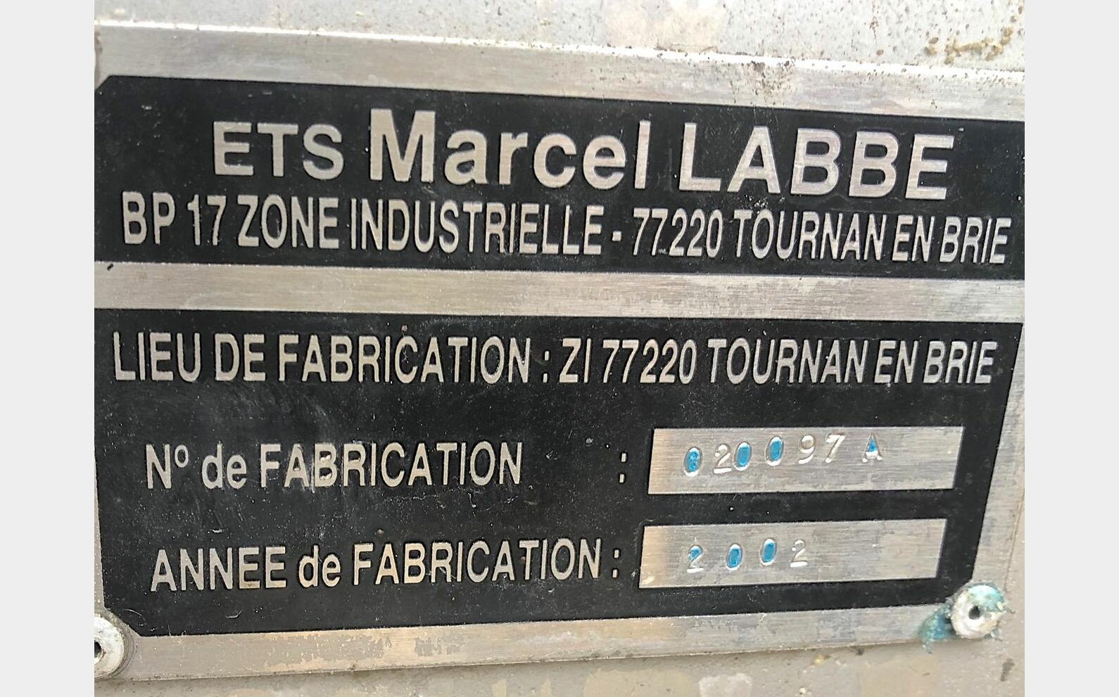 Cuve inox double paroi Marque : MARCEL LABBE