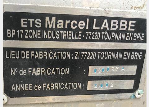 Cuve inox double paroi Marque : MARCEL LABBE