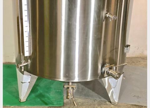 304 stainless steel tank - Model SPABP2150 - Curved bottom - Floating hat