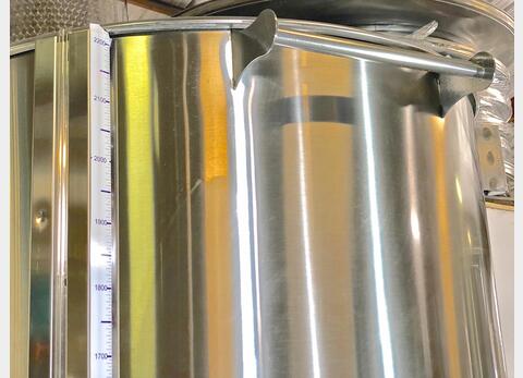 304 stainless steel tank - Model SPABP2150 - Curved bottom - Floating hat