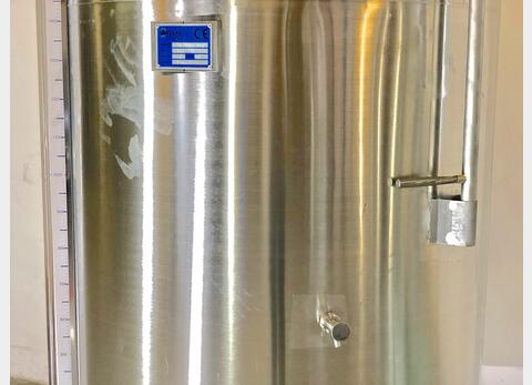 Cuve INOX 304 chapeau flottant - Volume : 2800 litres (28 HL)