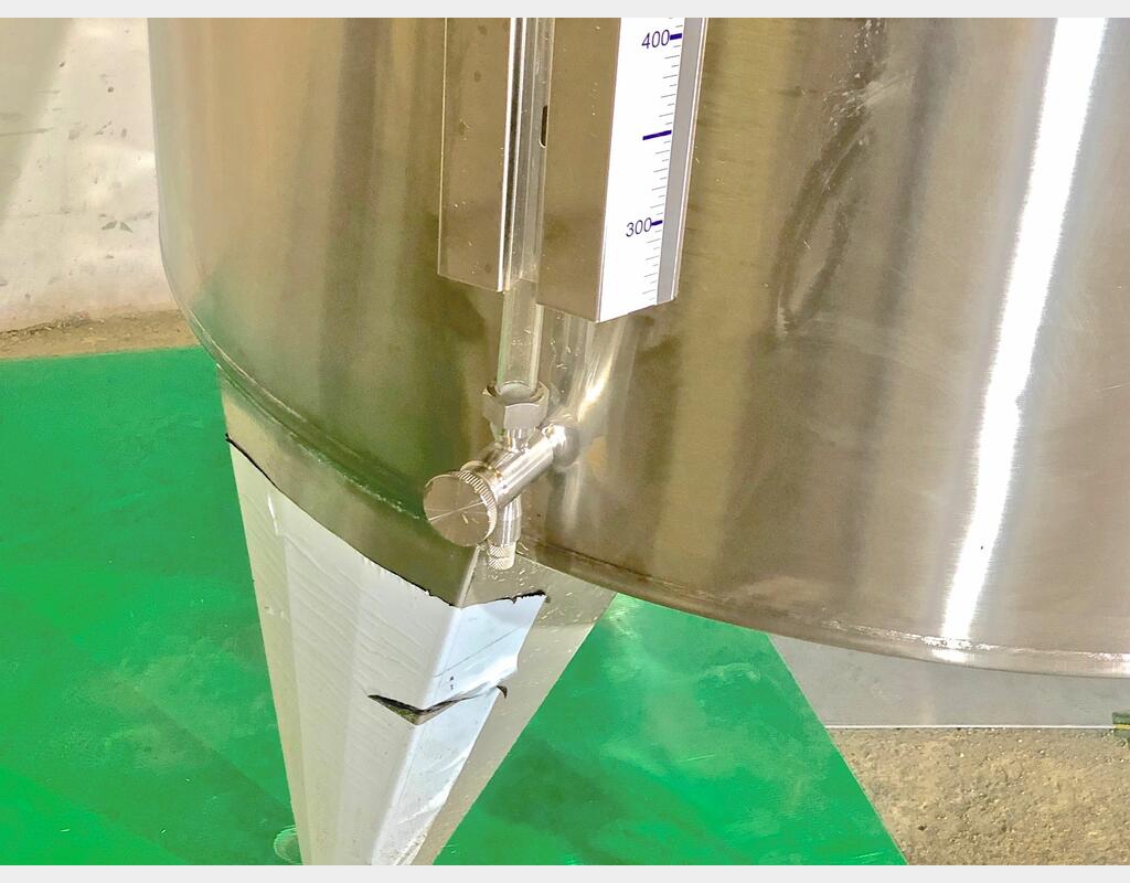 304 stainless steel tank - Model SPABP2150 - Curved bottom - Floating hat