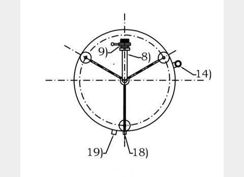 304 stainless steel vat - Closed on feet - Cylindro-conical