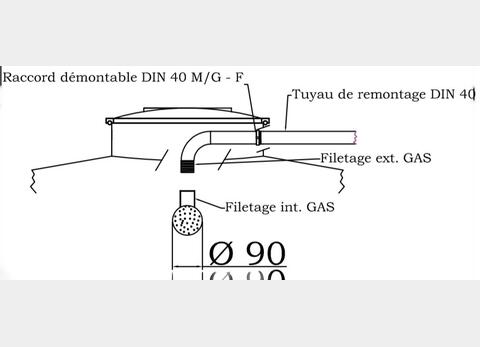 Cuve inox 304 - Fermée sur pieds  - Cylindro-conique