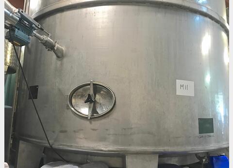 316L stainless steel tank - Sup feet - Agitated