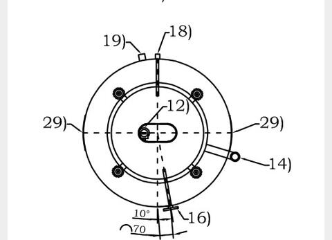 304 stainless steel vat - Closed on feet - Cylindro-conical