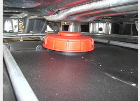 Conteneur plastique d'occasion - Parallélépipédique sur chassis