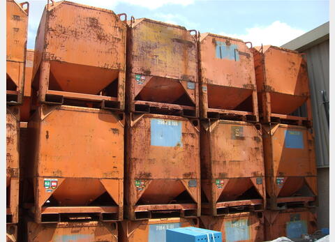 Conteneur Acier FLO-BIN de 1500 L - Pour stockage de poudres ou granulés