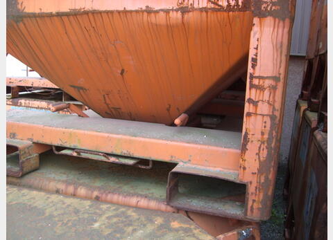 Conteneur acier de 1500 L Poids &agrave; vide 240 kgs