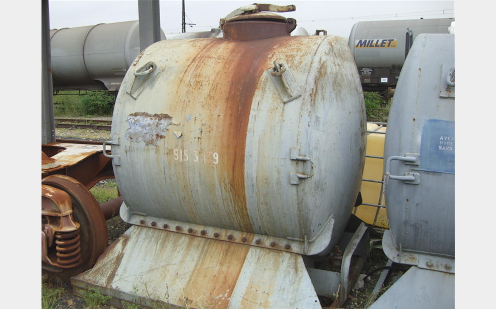 Conteneur horizontale 4 m3 - Acier