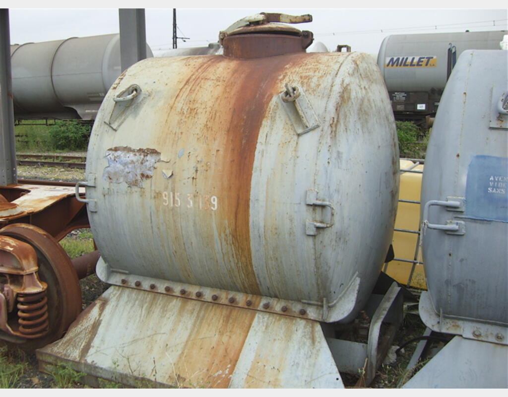 Conteneur horizontale 4 m3 - Acier