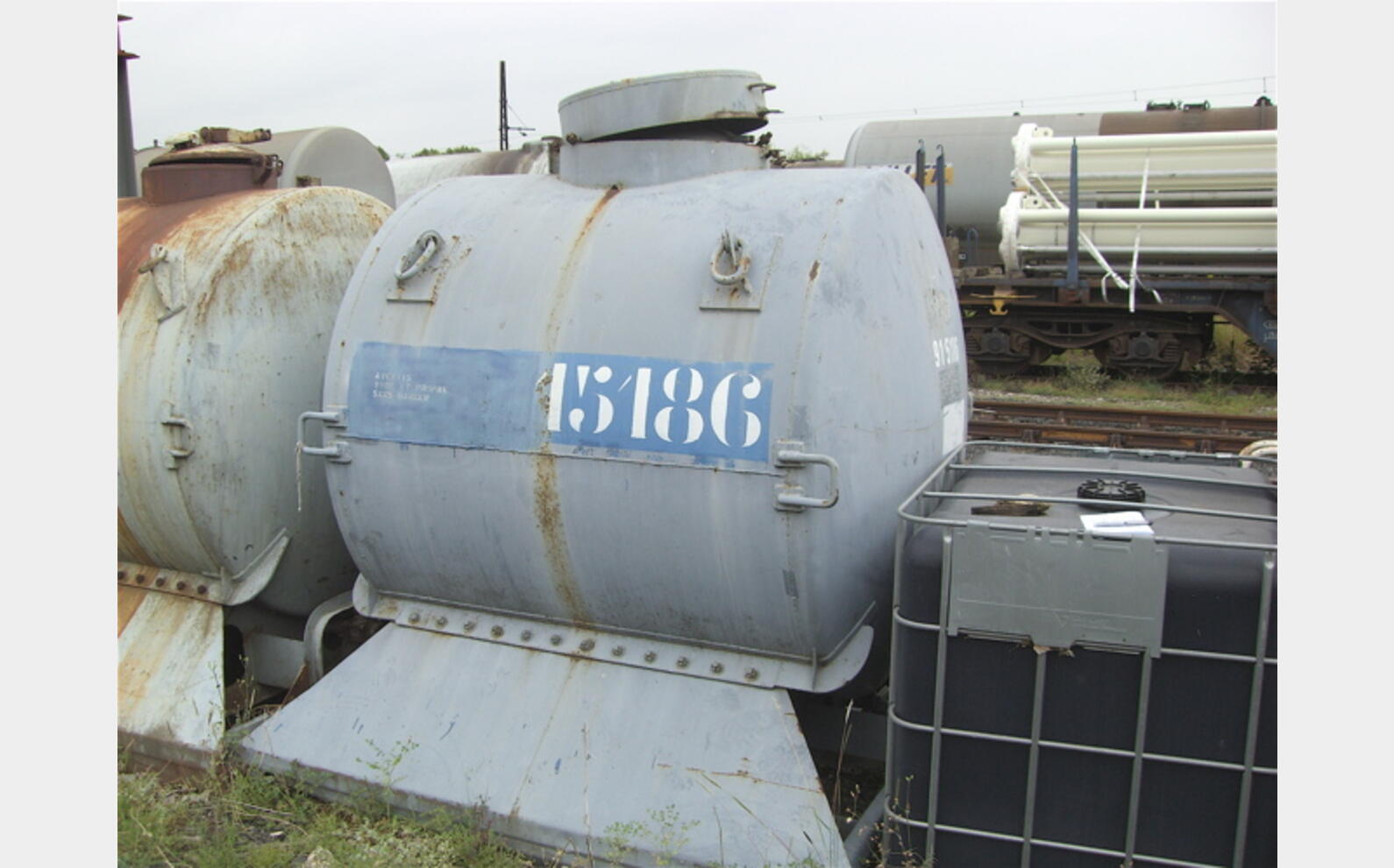 Conteneur horizontale 5 m3 - Acier