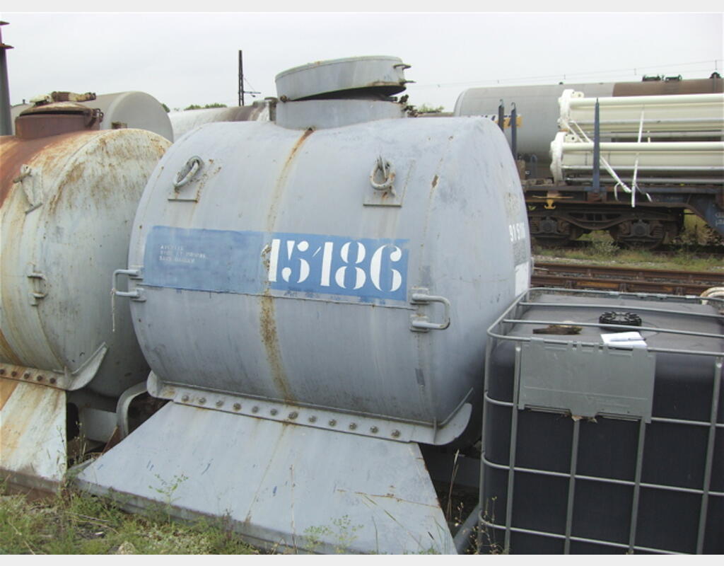 Conteneur horizontale 5 m3 - Acier