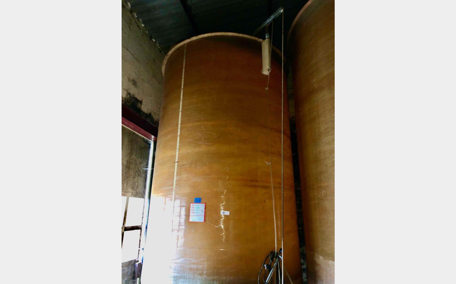 Cuve fibre - Chapeau flottant 100 HL (10 000 litres)
