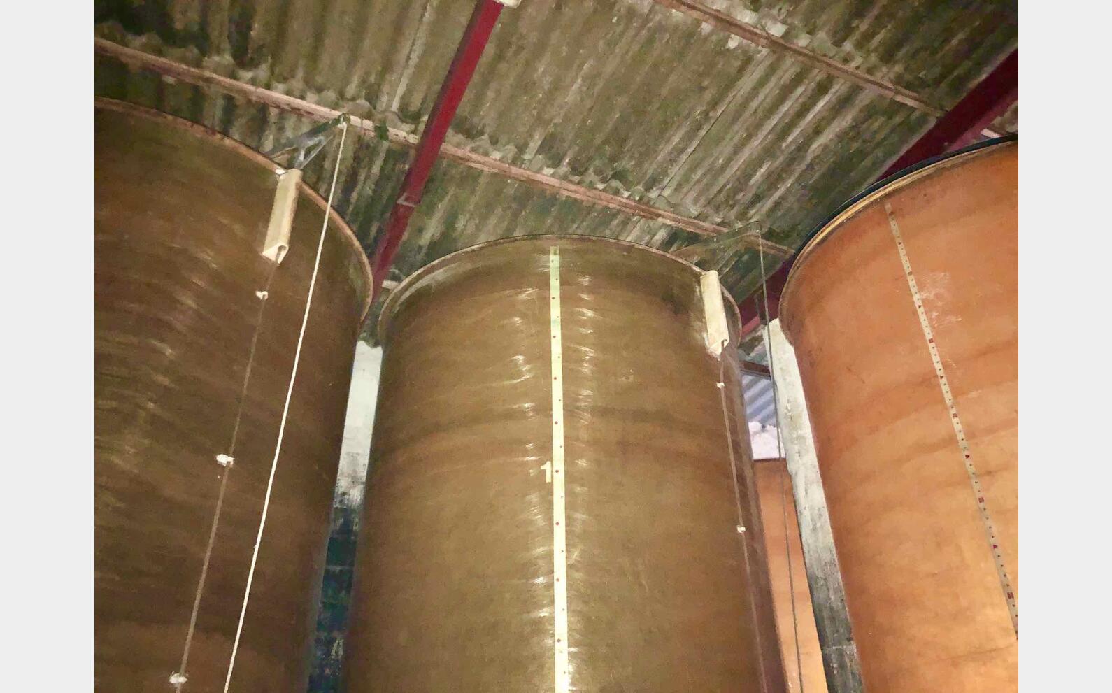 Cuve fibre - Chapeau flottant 150 HL (15 000 litres)