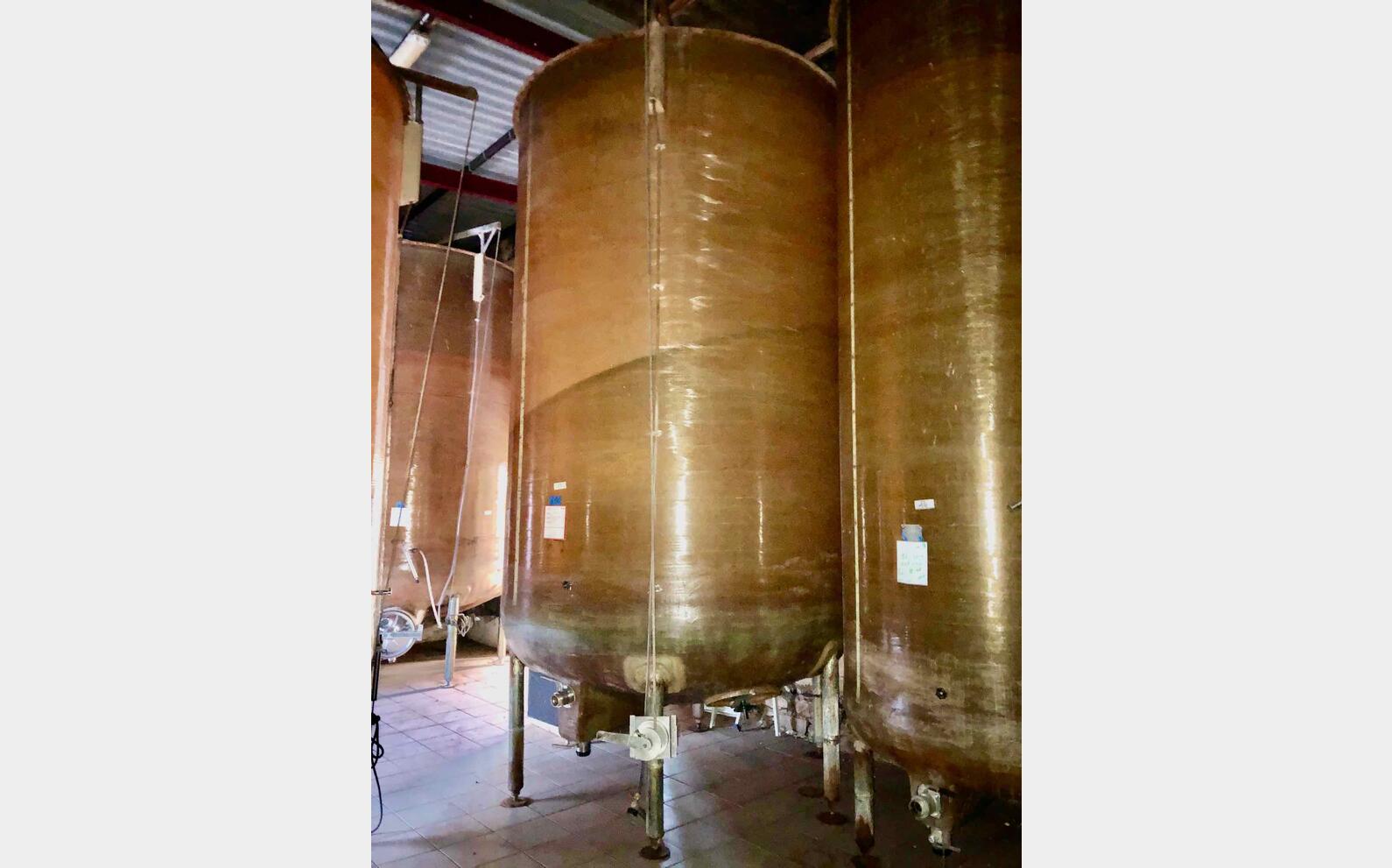 Cuve fibre - Chapeau flottant 150 HL (15 000 litres)