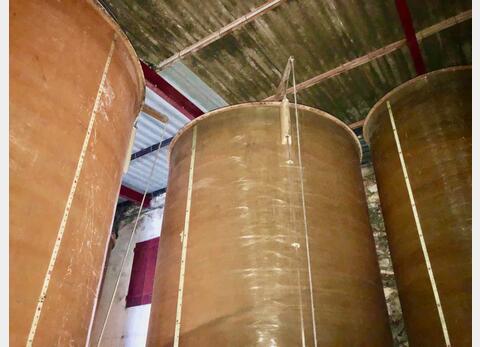 Fiberglass tank - Floating cap